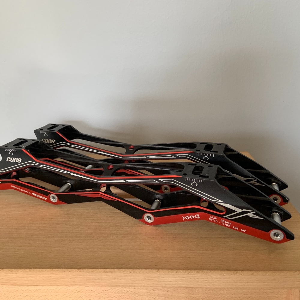 Powerslide Speed Inline Skate Frames Hi-Lo 12.8"